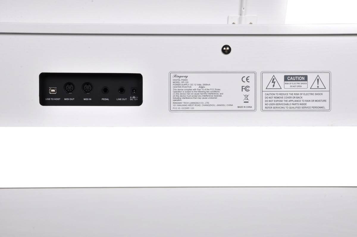 Pianino cyfrowe Ringway RP120 WH - miniatura