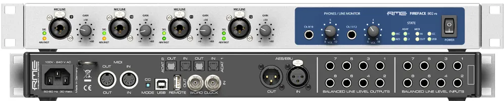 Procesor dźwięku RME Fireface 802 FS
