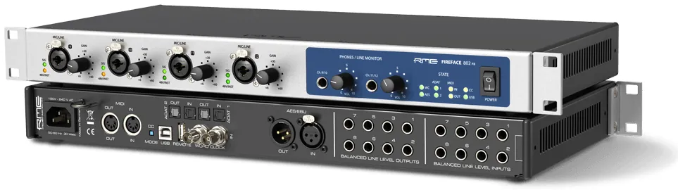 Procesor dźwięku RME Fireface 802 FS - miniatura