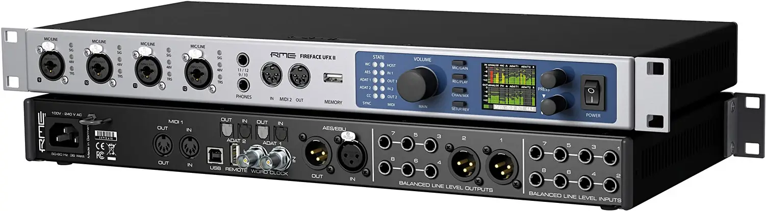 Interfejs audio RME Fireface UFX II /USB-C - miniatura