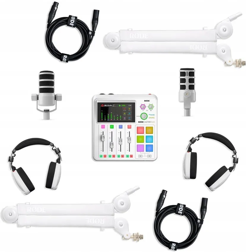 Zestaw do podcastów RODE Podcaster Bundle WH - miniatura