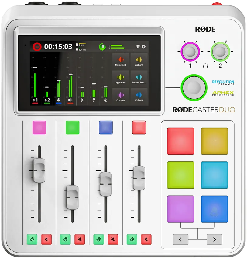 Konsola RODE RODECaster Duo White /Studio produkcji audio - miniatura