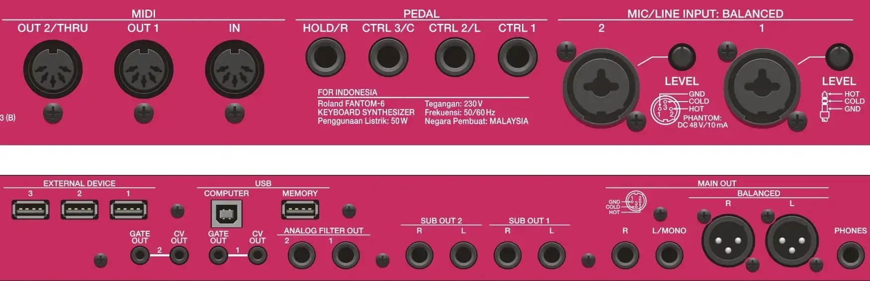 Syntezator Roland FANTOM 7 EX /Stacja robocza - miniatura