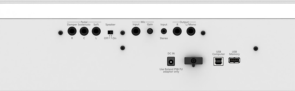 Pianino cyfrowe Roland FP-60X WH + NOGI - miniatura