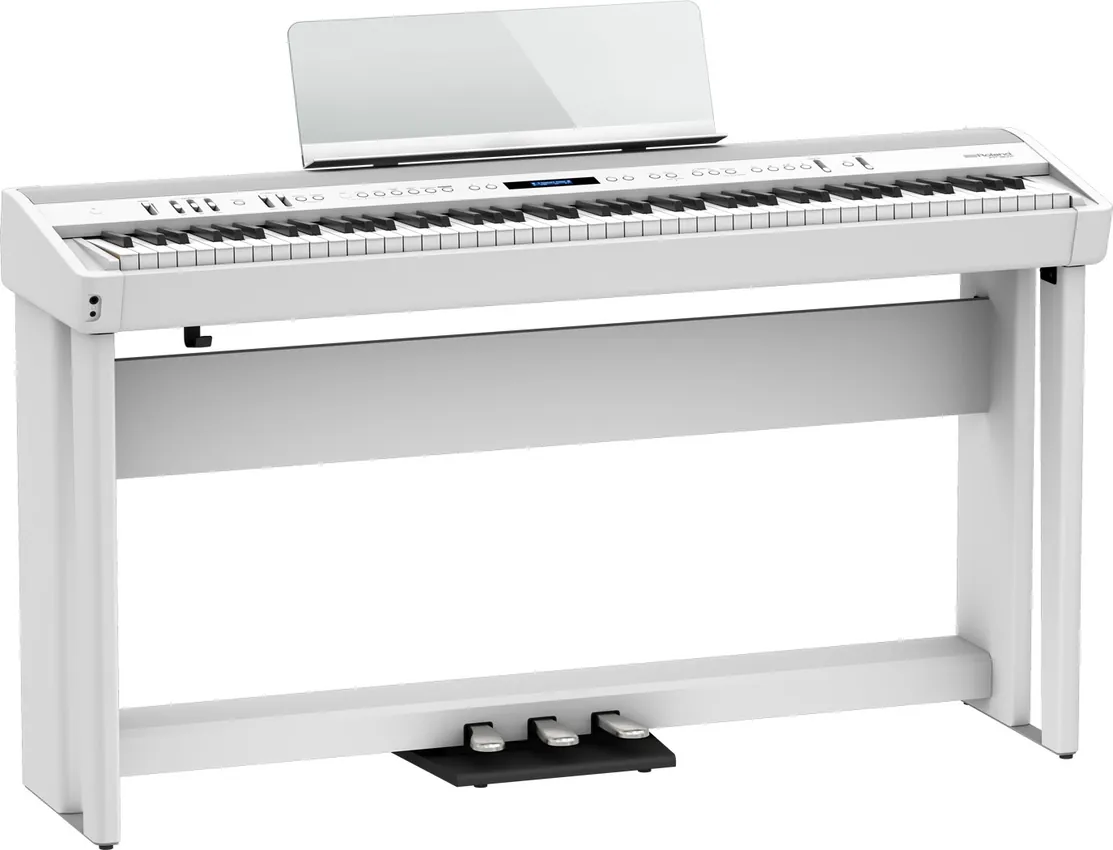 Pianino cyfrowe Roland FP-90X WH + NOGI + LISTWA