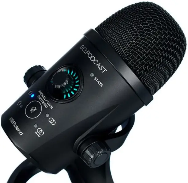 Mikrofon pojemnościowy Roland GO:PODCAST /system do podcastów wideo - miniatura