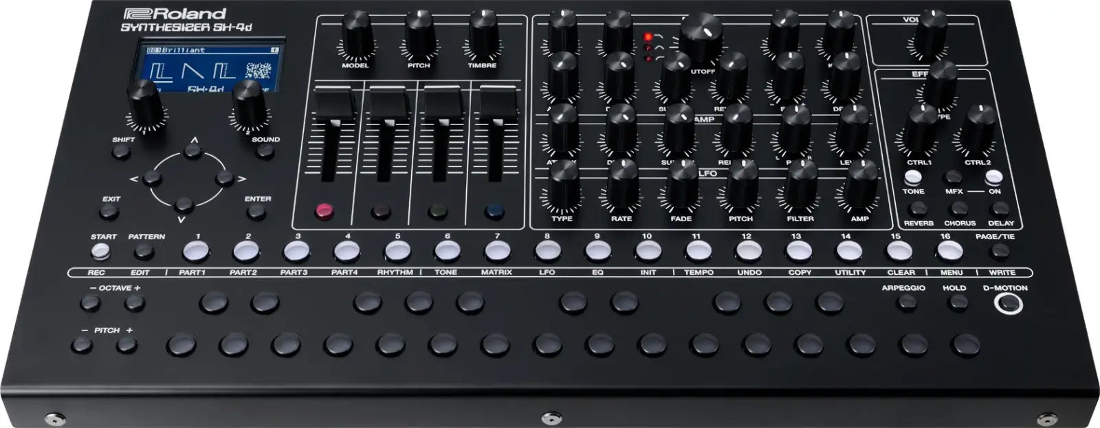 Syntezator Roland SH-4d - miniatura