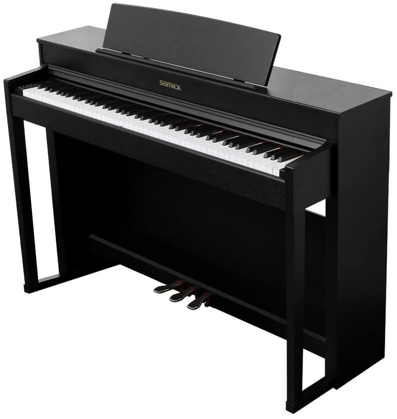 Pianino cyfrowe Samick DP-500 BK + ława + słuchawki + LEKCJE GRATIS - miniatura