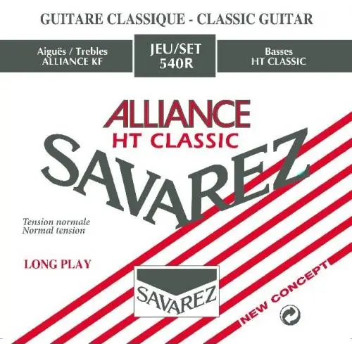 Struny do gitary klasycznej SAVAREZ 540R Alliance Red 