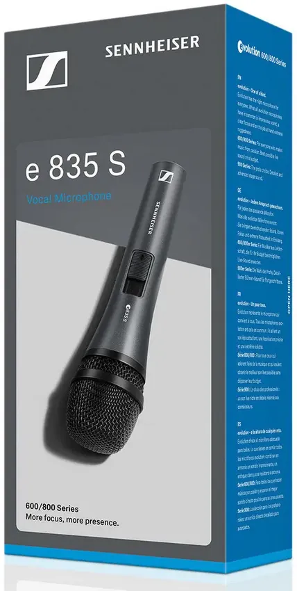 Mikrofon dynamiczny SENNHEISER E 835-S - miniatura