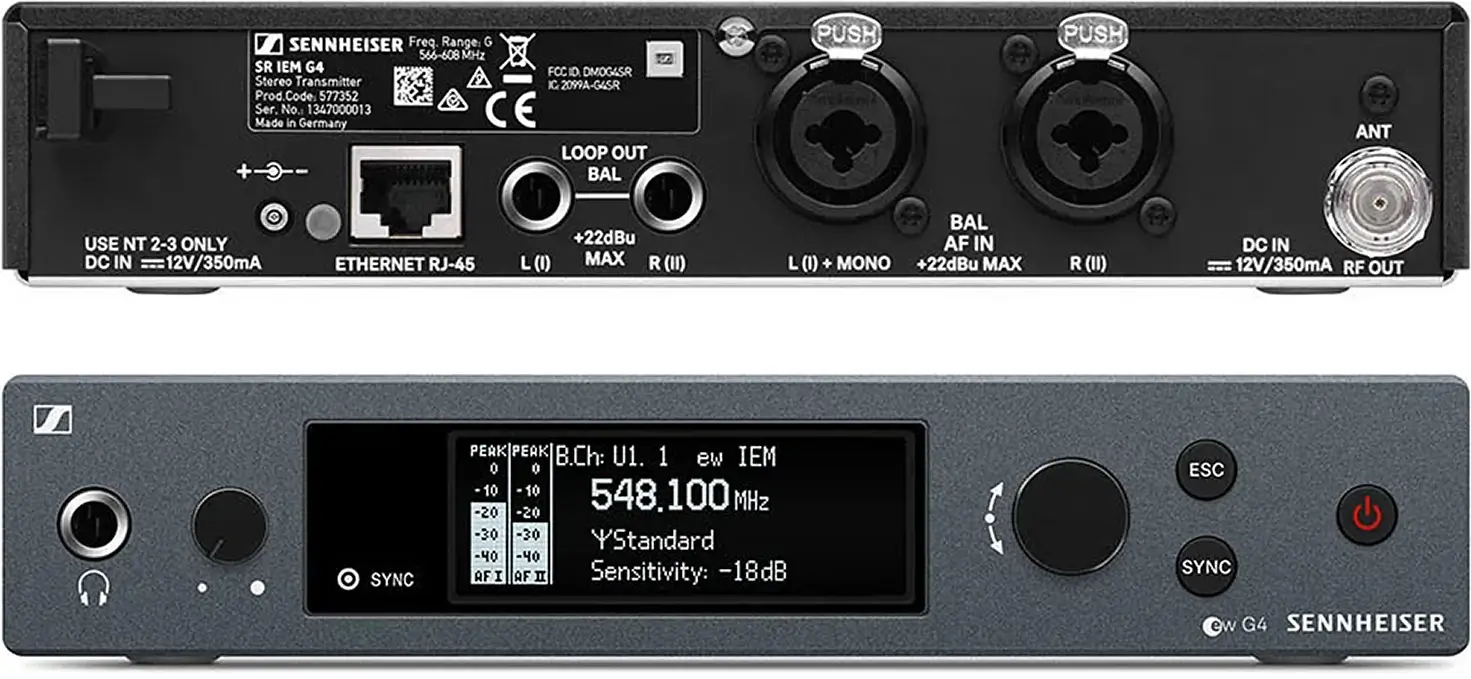 Odsłuch bezprzewodowy SENNHEISER EW IEM G4 C-Band - miniatura