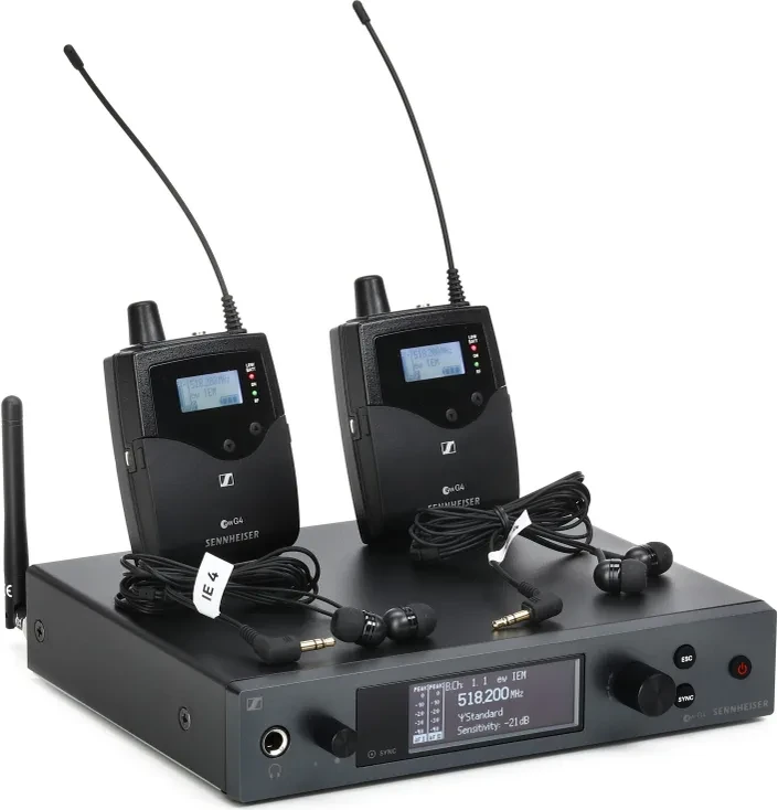 Odsłuch bezprzewodowy SENNHEISER EW IEM G4 Twin B-Band - miniatura