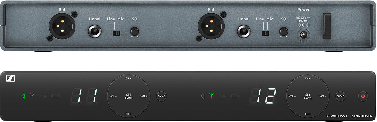 Mikrofon bezprzewodowy SENNHEISER XSW 1-825 DUAL-A (548-572 MHz) - miniatura