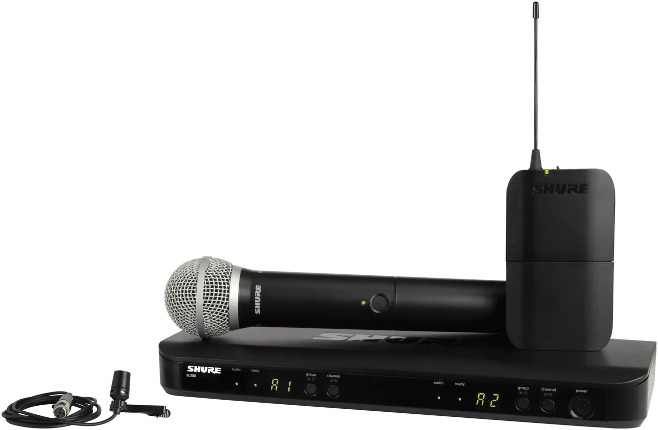 Mikrofon bezprzewodowy SHURE BLX1288E/CVL