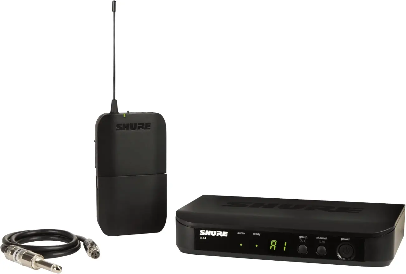 System bezprzewodowy SHURE BLX14-H8E (518 - 542 MHz) /gitarowy