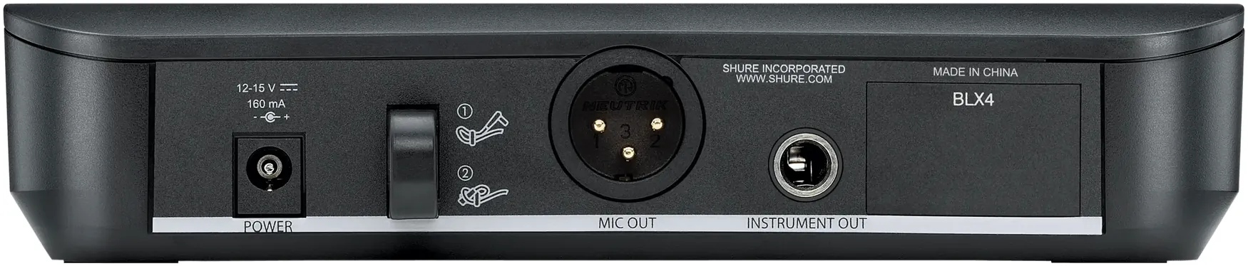 Mikrofon bezprzewodowy SHURE BLX24E/PG58 H8E (518-542 MHz) - miniatura