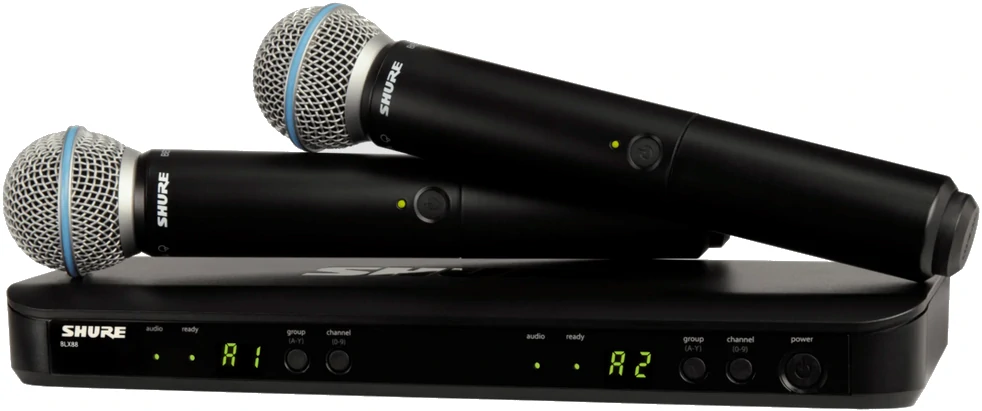 Mikrofon bezprzewodowy SHURE BLX288/Beta58 M17 (622-686 MHz)