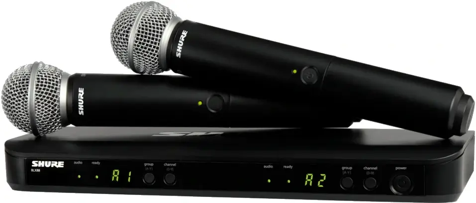 Mikrofon bezprzewodowy SHURE BLX288/SM58 M17 (622-686 MHz)