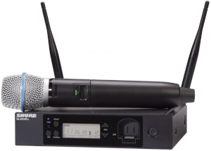 Mikrofon bezprzewodowy SHURE GLXD24R+/Beta87A /RACK (2.4/5.8 GHz)