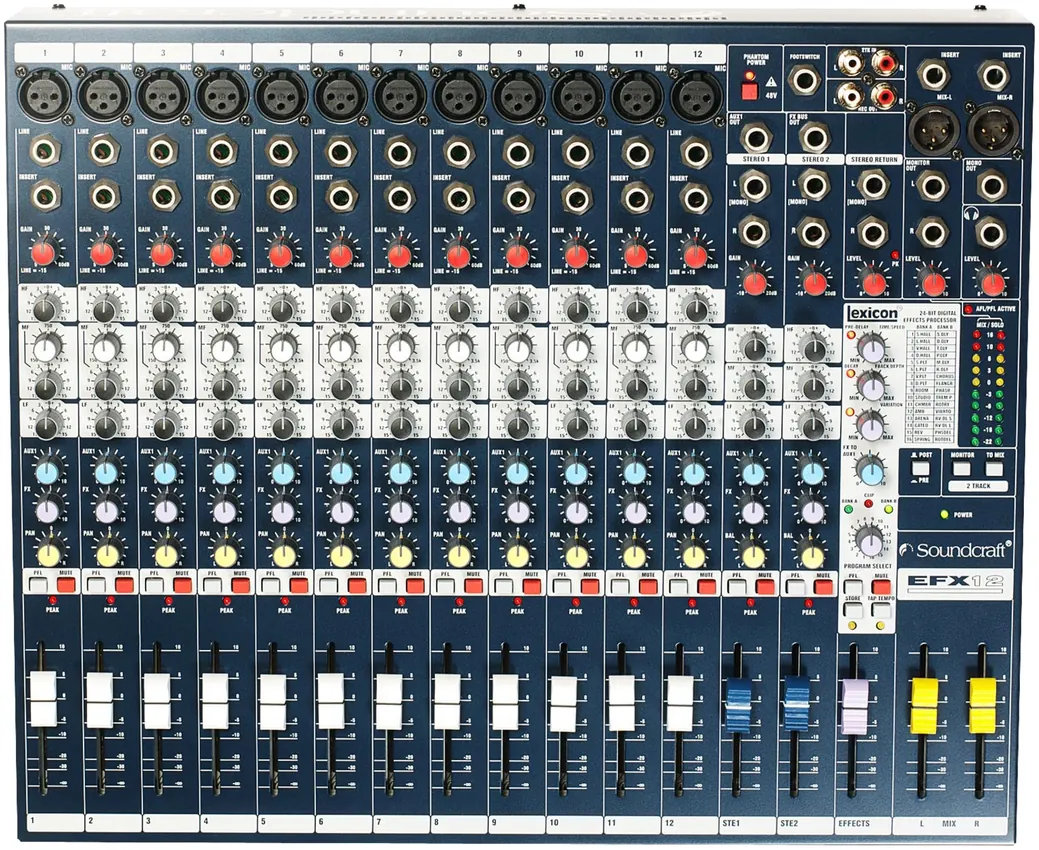 Mikser audio Soundcraft EFX12 - miniatura