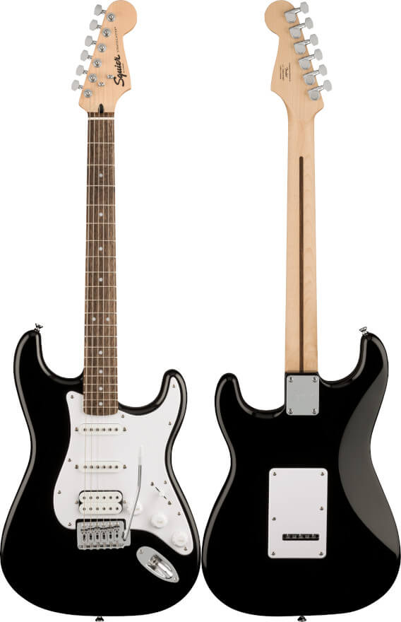 Gitara elektryczna Squier by Fender Bullet Stratocaster HSS BLK - miniatura
