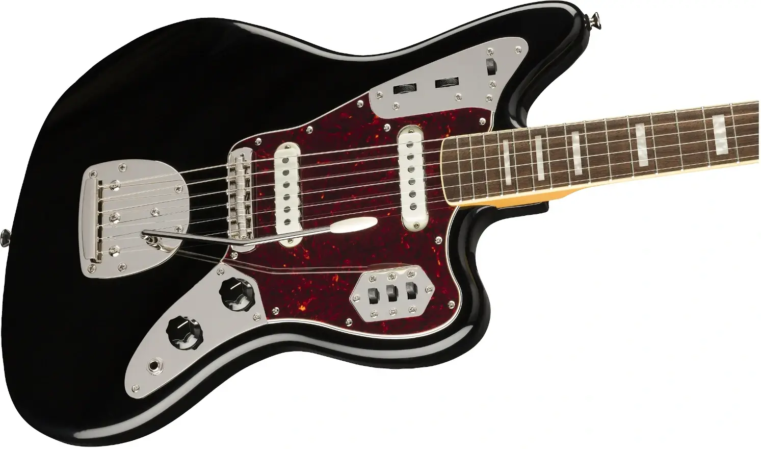 Gitara elektryczna  Squier by Fender Classic Vibe 70s Jaguar LRL BK - miniatura