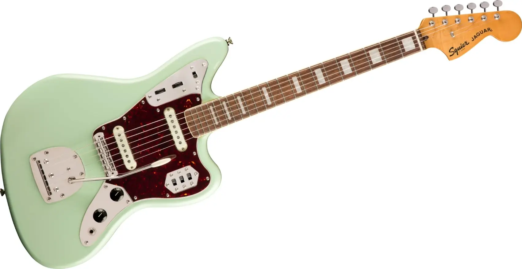 Gitara elektryczna  Squier by Fender Classic Vibe 70s Jaguar LRL Surf Green