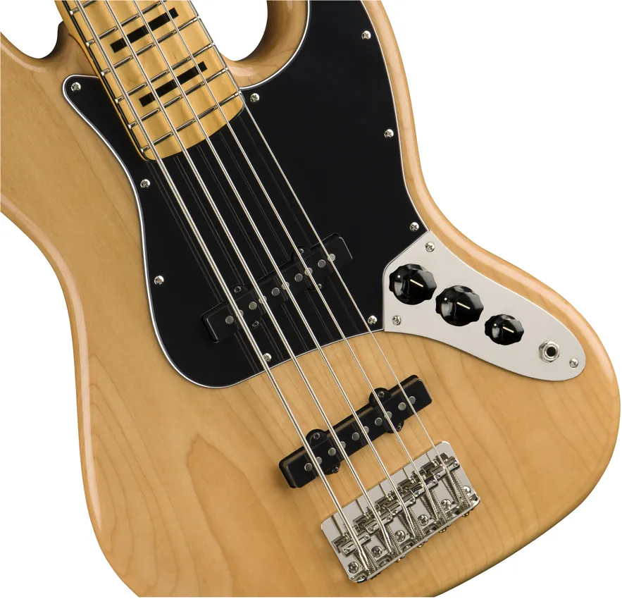 Gitara basowa Squier by Fender Classic Vibe Jazz Bass V 70s MN NAT - miniatura