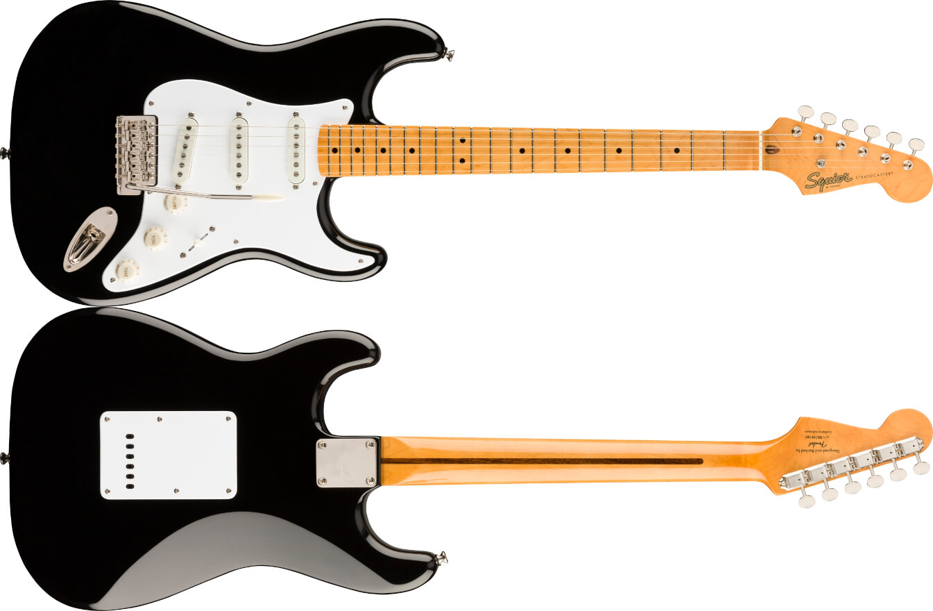 Gitara elektryczna Squier by Fender Classic Vibe Stratocaster 50s MN BLK - miniatura