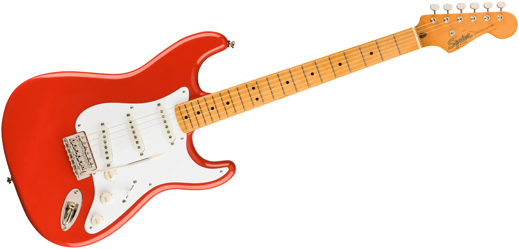 Gitara elektryczna Squier by Fender Classic Vibe Stratocaster 50s MN FRD