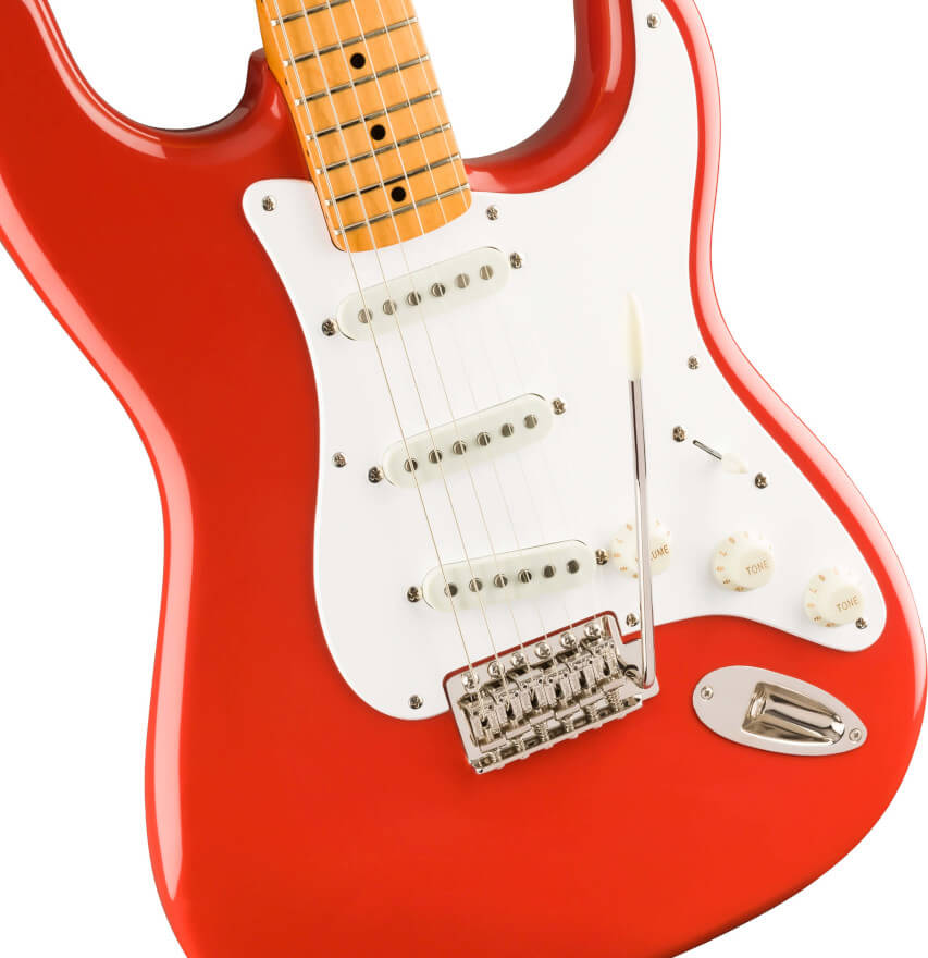 Gitara elektryczna Squier by Fender Classic Vibe Stratocaster 50s MN FRD - miniatura