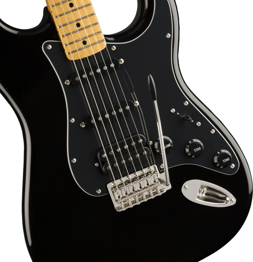 Gitara elektryczna Squier by Fender Classic Vibe Stratocaster 70s HSS MN BLK - miniatura
