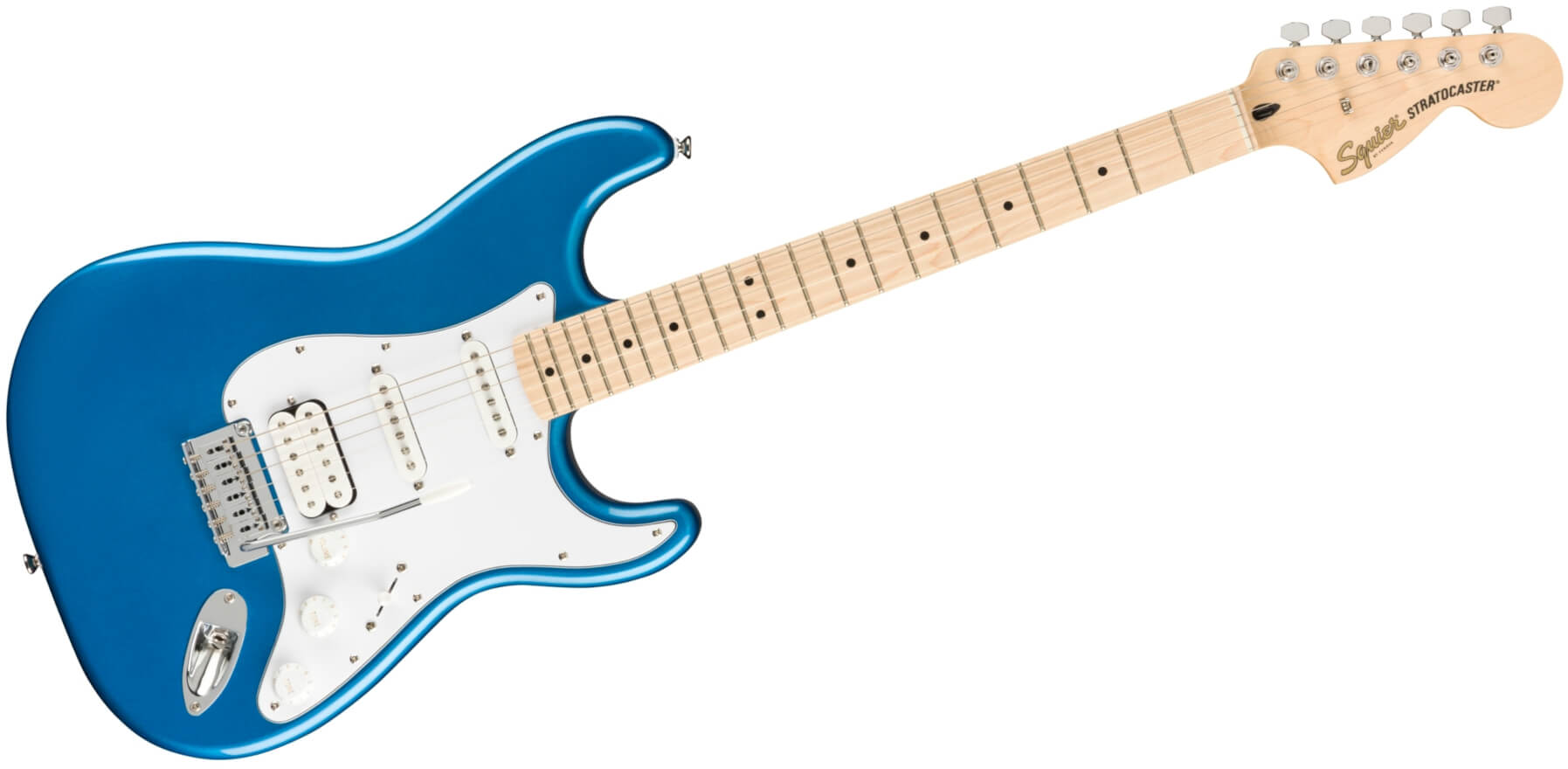 Zestaw gitarowy Squier by Fender FSR AF Strat HSS PK MN 15G LPB - miniatura