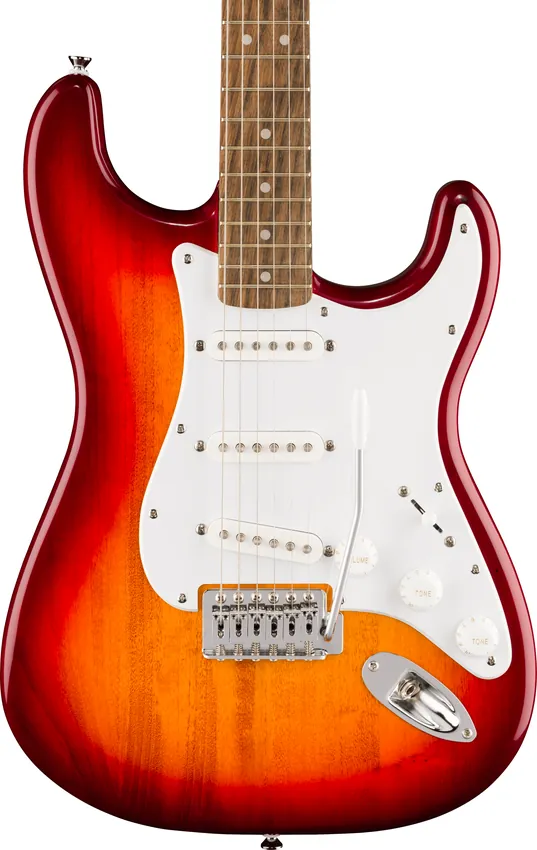 Gitara elektryczna Squier by Fender Sonic Stratocaster LRL WPG SSB Sienna Sunburst - miniatura