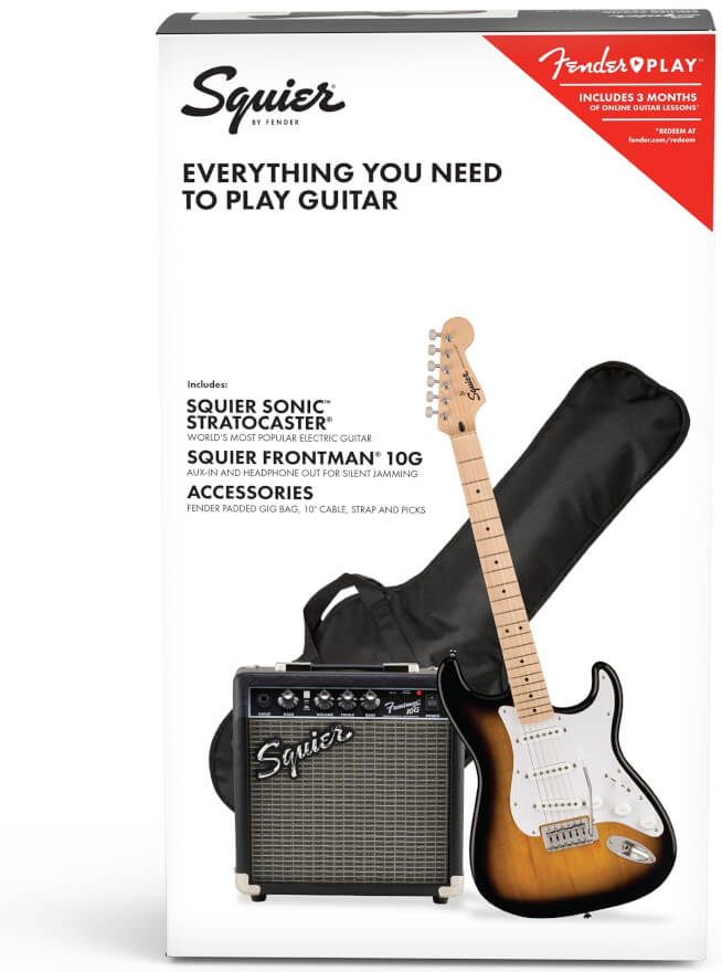 Zestaw gitarowy Squier by Fender Sonic Stratocaster Pack 2TS - miniatura
