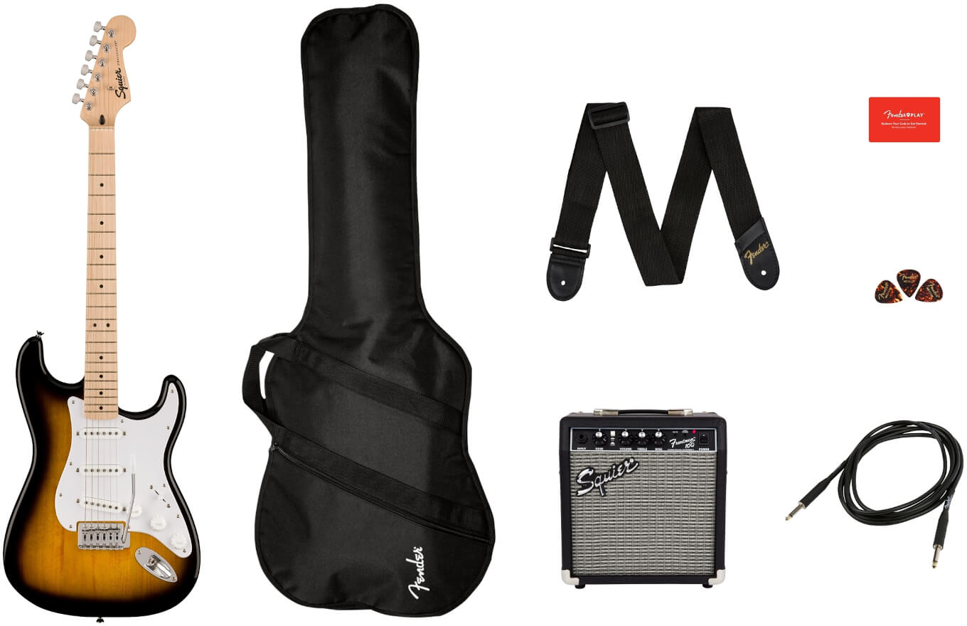Zestaw gitarowy Squier by Fender Sonic Stratocaster Pack 2TS - miniatura
