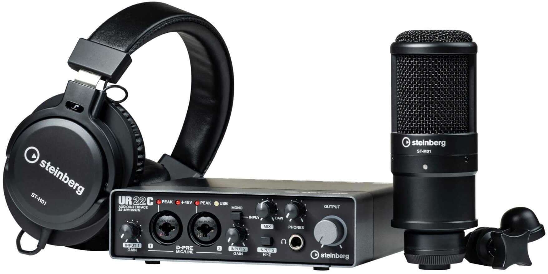 Interfejs audio USB Steinberg UR22C Recording Pack