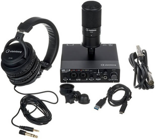 Interfejs audio USB Steinberg UR22C Recording Pack - miniatura