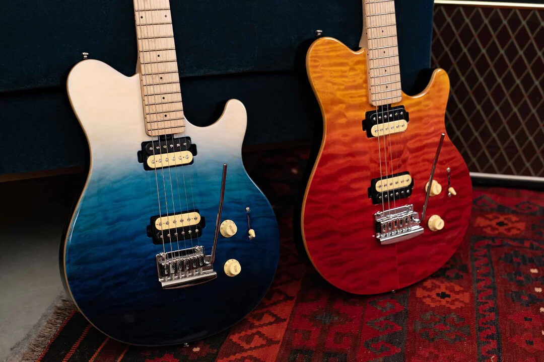 Gitara elektryczna Sterling by Music Man AX 3 QM SPR - miniatura