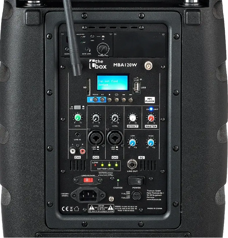 Kolumna aktywna the box MBA120W MKII HT / Zestaw nagłośnieniowy - miniatura