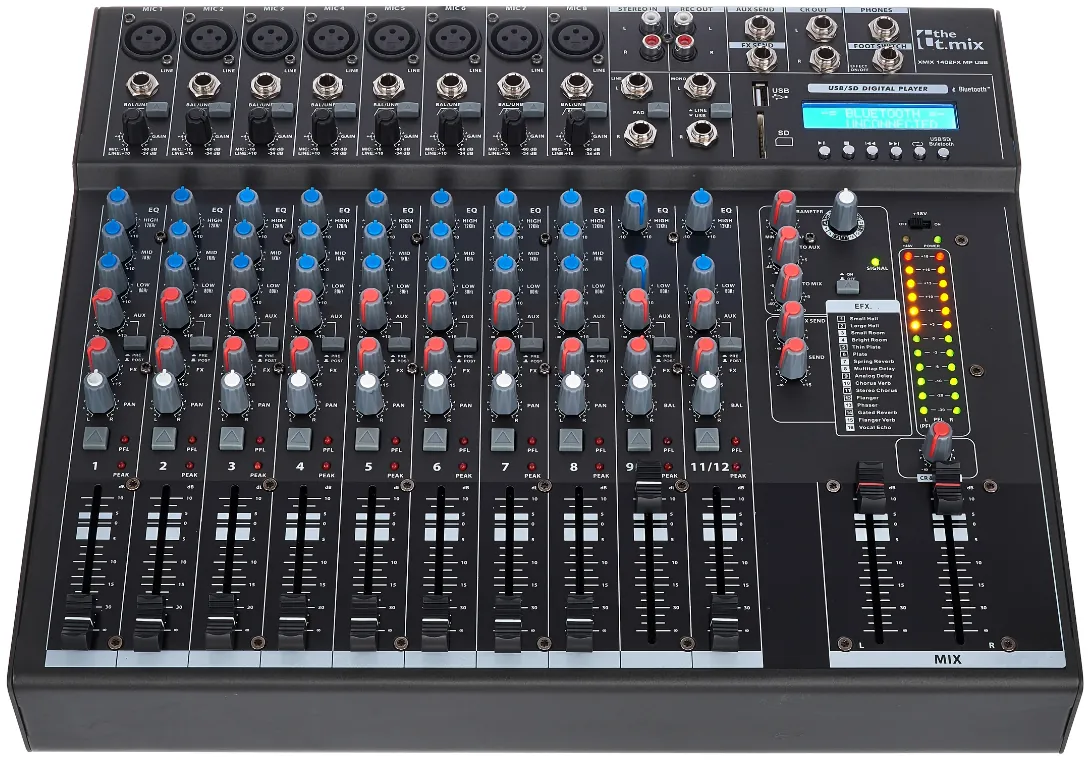 Mikser audio the t.mix xmix 1402 FXMP USB - miniatura
