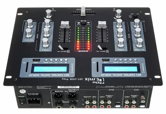 Mikser DJ the t.mix 201-USB Play - miniatura
