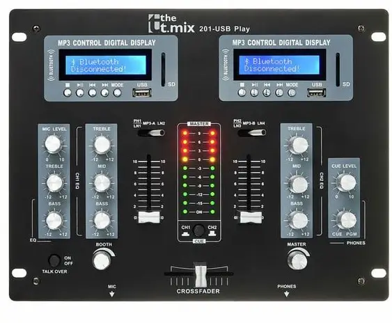 Mikser DJ the t.mix 201-USB Play - miniatura