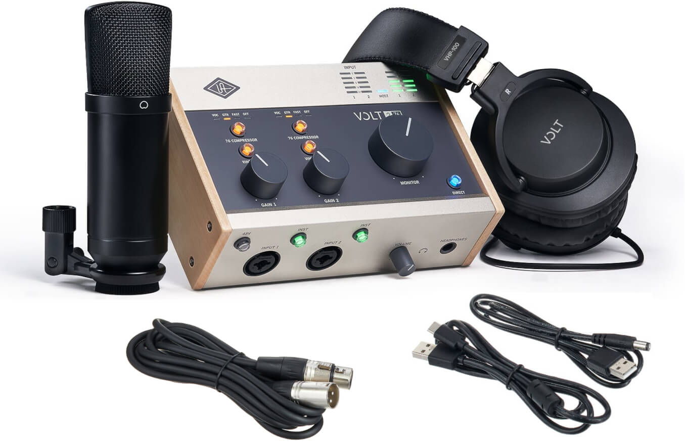 Zestaw do nagrywania Universal Audio Volt 276 Studio Pack
