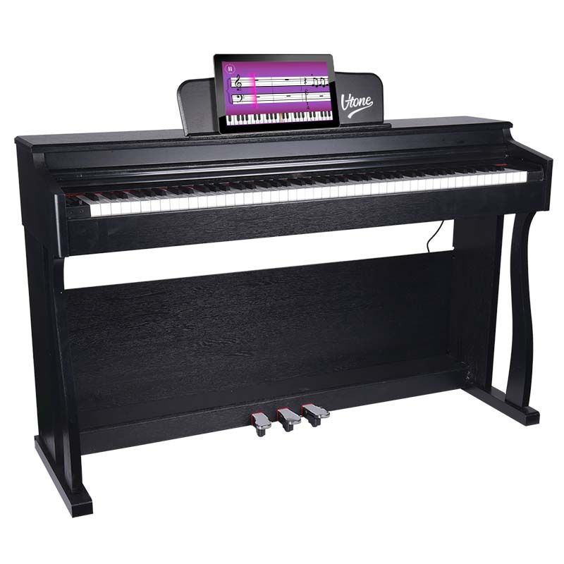 Pianino cyfrowe V-TONE BL-8808 BK - miniatura