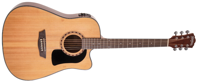 Zestaw z gitarą elektroakustyczną Washburn AD 5 CE N Pack