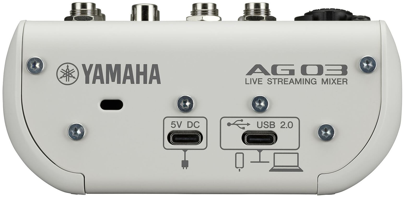 Mikser audio YAMAHA AG03MK2 White - miniatura