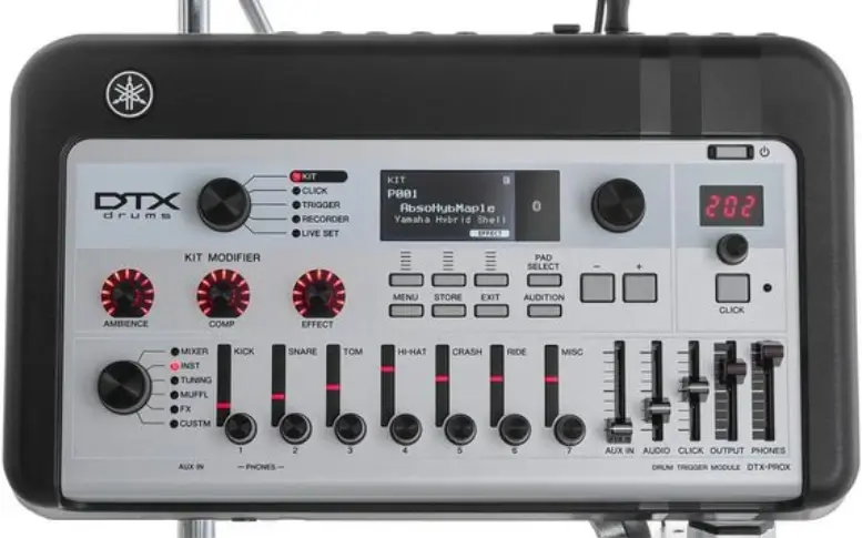 Perkusja elektroniczna YAMAHA DTX10K-X Black Forest - miniatura
