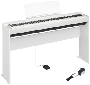 Pianino cyfrowe YAMAHA P-225 WH + NOGI