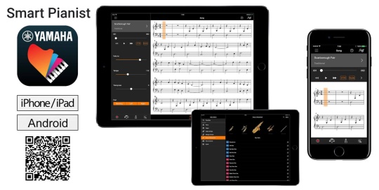 Pianino cyfrowe YAMAHA P-S500 WH + NOGI + MODUŁ - miniatura